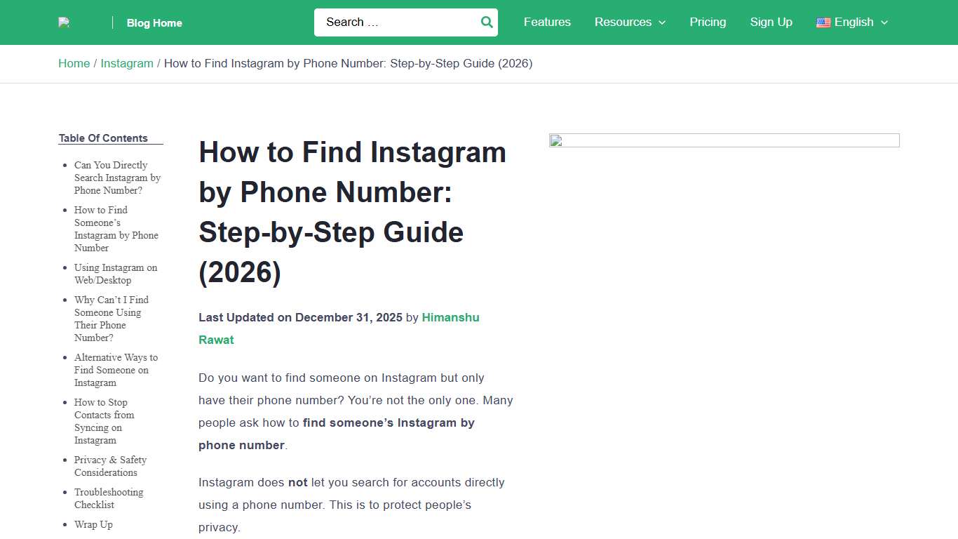 How to Find Instagram by Phone Number (2026) - Outfy
